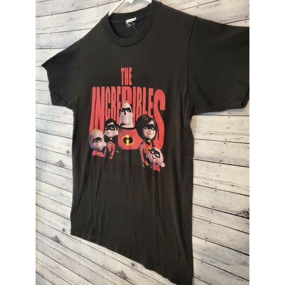 Disney Pixar The Incredibles T-Shirt Mens Sz S Short Sleeve Family Graphic Black - Picture 5 of 8